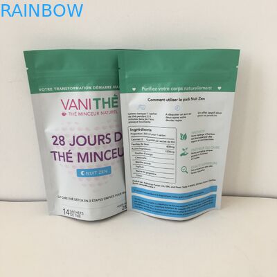 رقائق الألومنيوم الوقوف زيبر سناك حقيبة التعبئة والتغليف الرقمية المطبوعة