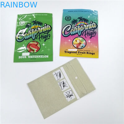 3.5 جرام 1 أوقية رائحة صالحة للأكل أكياس بلاستيكية مخصصة لتغليف المواد الغذائية