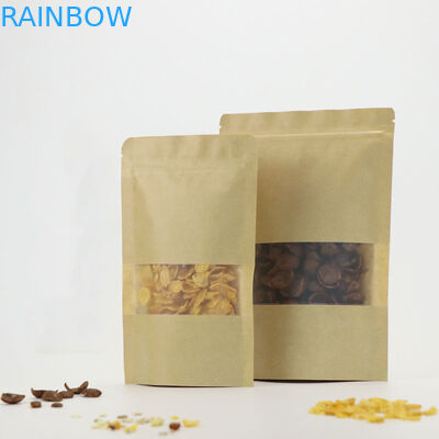 تخزين المواد الغذائية ختم شعار كرافت زيبلوك الوقوف الحقيبة مخصص