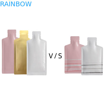 5 مل عينة مستحضرات التجميل 3 الجانب ختم الحقيبة المسطحة البلاستيكية القابلة للتحلل