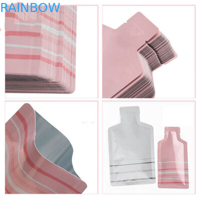 5 مل عينة مستحضرات التجميل 3 الجانب ختم الحقيبة المسطحة البلاستيكية القابلة للتحلل