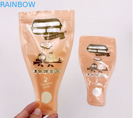 أكياس تخزين حليب الثدي معقمة مسبقًا سعة 8 أوقية بسحاب مزدوج مختوم