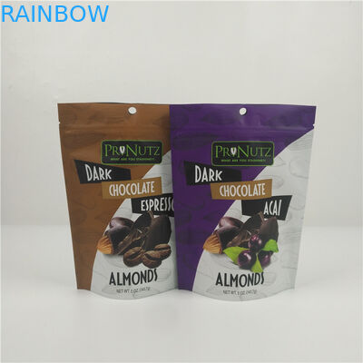 الغذاء الصف زيبر البلاستيك مخصص مطبوعة الوقوف الحقائب لشريط الشوكولاته