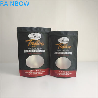 مخصص مطبوعة مغلفة للأكل مايلر كاندي تغليف أغذية مع نافذة