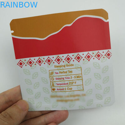 الشاي مايلر الحرارة ختم كيس رقائق الألومنيوم الغذاء الصف رائحة الطباعة الحفر
