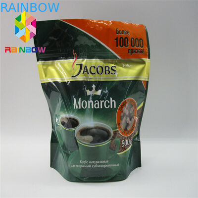 الوقوف أكياس الألومنيوم احباط سستة القهوة رائحة رائحة الغذاء الصف