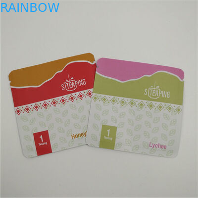 رقائق الألومنيوم ماتي الحرارة ختم الشاي كيس التغليف صديقة للبيئة الرطوبة والدليل