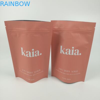 مستحضرات التجميل البلاستيكية الوقوف زيبر الحاجز حقيبة مات الانتهاء الأغلاق