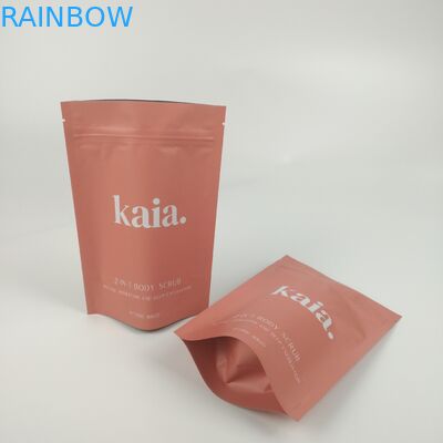 مستحضرات التجميل البلاستيكية الوقوف زيبر الحاجز حقيبة مات الانتهاء الأغلاق