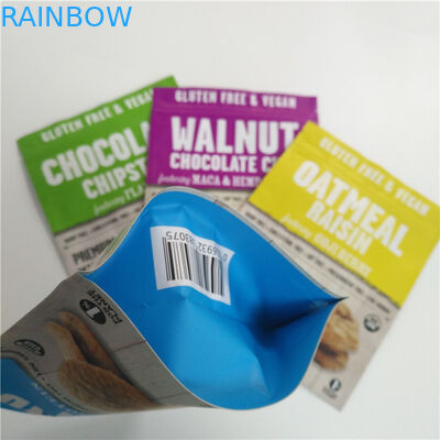 حلوى حلوى مخصص البلاستيك الرقمية المطبوعة الوقوف الحقائب مع أعلى زيبر