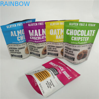 حلوى حلوى مخصص البلاستيك الرقمية المطبوعة الوقوف الحقائب مع أعلى زيبر