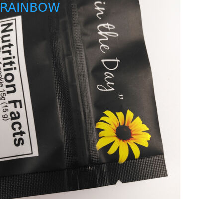 البلاستيك مايلر الدائمة الألومنيوم احباط زيبر حقيبة رائحة إثبات مخصصة المطبوعة