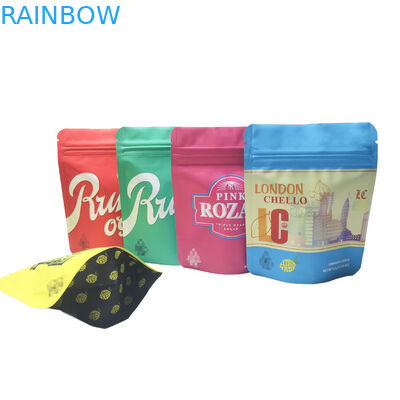 CBD Weeds Gummy Candy Bear Herb Flowers التبغ التجزئة الحقيبة Runtz لينة اللمس حقيبة مايلر لتغليف ملفات تعريف الارتباط