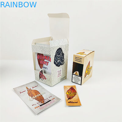 صندوق ورقي مطبوع بشعار مخصص Grabba Leaf Kraft Paper Boxes لـ Grabba Leaf