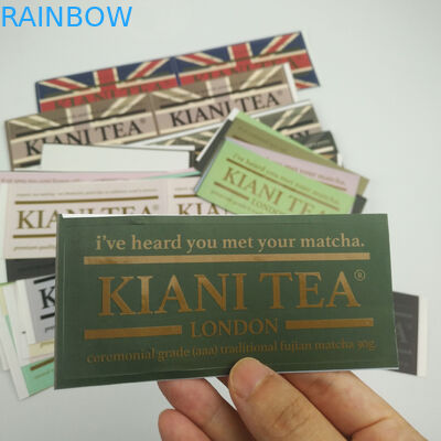 ملصق فريد مخصص لاصق مضاد للماء منتج غذائي زجاجة ماء شعار مخصص ملصق تسميات مطبوعة