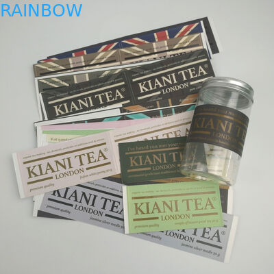 ملصق فريد مخصص لاصق مضاد للماء منتج غذائي زجاجة ماء شعار مخصص ملصق تسميات مطبوعة