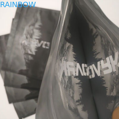 نافذة أمامية وخلفية شفافة مقاومة للحرارة ومضادة للرائحة قابلة للإغلاق بسحاب قفل التعبئة والتغليف مايلر لتخزين المواد الغذائية بثلاثة جوانب من Doypack