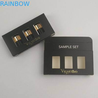 مخصص شعار الذهب احباط UV مطبوعة مستطيلة أنبوب كرتون مستحضرات التجميل ورقة مربع التعبئة والتغليف للعناية بالبشرة المصل جوهر