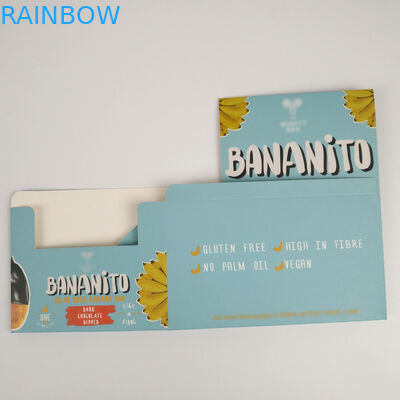 مخصص للطي الكرتون الكرتون المسيل للدموع عرض مربع ، الكرتون المضلع PDQ عداد البيع بالتجزئة وجبات خفيفة مربع التعبئة والتغليف ورقة