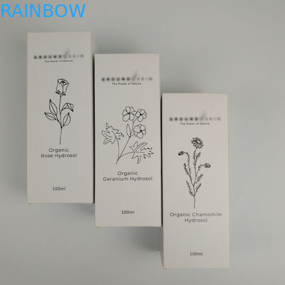 ورق تغليف ورق طباعة علب ورق تغليف مستحضرات التجميل بختم 60 مللي 30 مللي علبة ورق مستحضرات التجميل للعناية بالبشرة