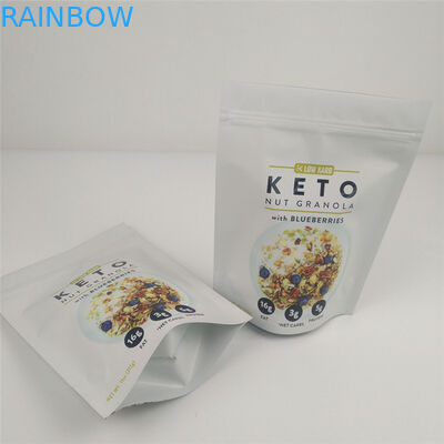 طباعة VMPET 120mic Ziplock Stand Up Pouch MOPP Food Packaging Gravure