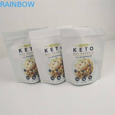 طباعة VMPET 120mic Ziplock Stand Up Pouch MOPP Food Packaging Gravure