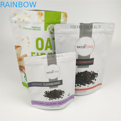 أكياس الطباعة بالحفر MOPP البلاستيكية الوقوف 120 ميكرون