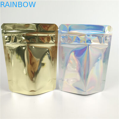 SGS 200g رائحة حقيبة Ziplock البلاستيكية CMYK مع نافذة