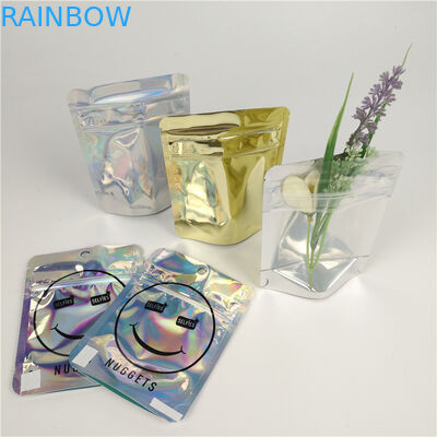 SGS 200g رائحة حقيبة Ziplock البلاستيكية CMYK مع نافذة