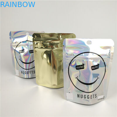 أكياس Zipock 300g قابلة لإعادة الإغلاق من رقائق الألومنيوم لتغليف الأطعمة الصالحة للأكل