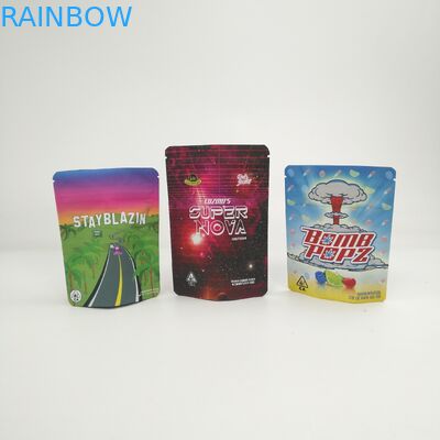 شعار مخصص 3.5 جرام 7 جرام 14 جرام 28 جرام 1 رطل من ملفات تعريف الارتباط أكياس الوقوف لكوش هيز هيرب سي بي دي القنب رونتز