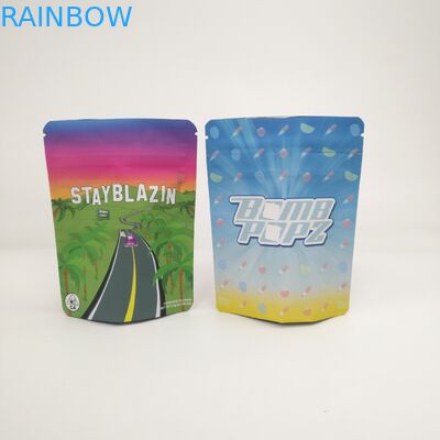 شعار مخصص 3.5 جرام 7 جرام 14 جرام 28 جرام 1 رطل من ملفات تعريف الارتباط أكياس الوقوف لكوش هيز هيرب سي بي دي القنب رونتز