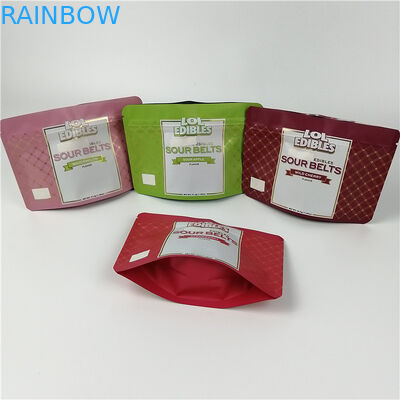 ملفات تعريف الارتباط البلاستيكية المخصصة Smellproof Ziplock Resealable Mylar wild berry Original Candy Bag