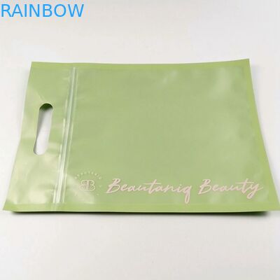 Gravnre 150mic FDA أكياس بلاستيكية قابلة لإعادة الاستخدام بسحاب CYMK MOPP للملابس الداخلية