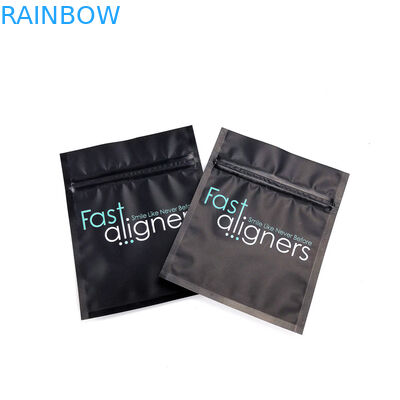 أكياس مايلر غير مرئية CMYK MOPP قابلة لإعادة الاستخدام 120mic مع نافذة أمامية شفافة