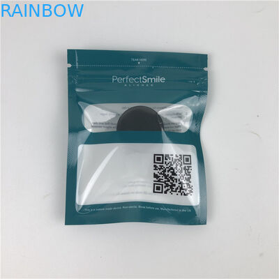 أكياس مايلر غير مرئية CMYK MOPP قابلة لإعادة الاستخدام 120mic مع نافذة أمامية شفافة