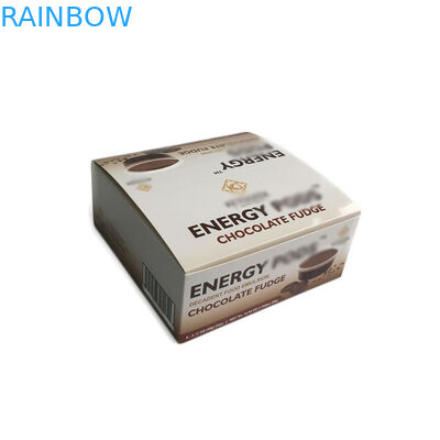 Snack ISO CMYK Display Paper Packaging Box 350G عاجي لوح vmpet