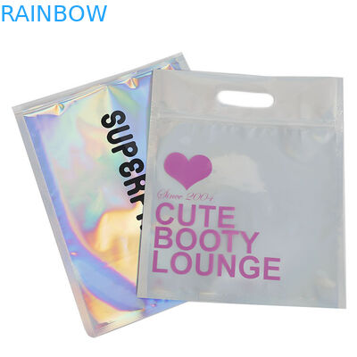 VMPET Mopp 110mic حقيبة تغليف بلاستيكية للملابس Cmyk مع نافذة