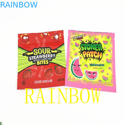 100mic CMYK 7g الألومنيوم احباط مايلر حقيبة الحقيبة زهرة البذور VMPET FDA