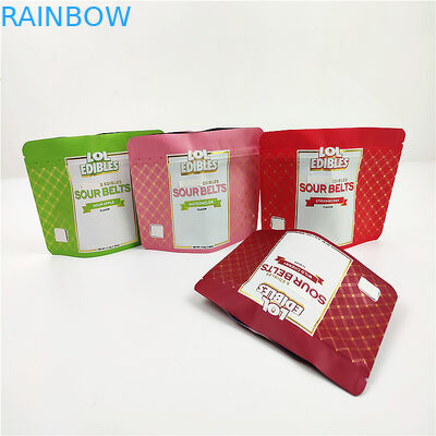 أكياس Mopp 180mic 3.5g Cookies Mylar SGS PET Smell Proof Zipper