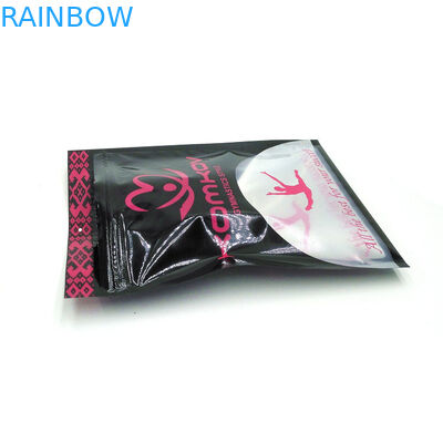 240mic CMYK MOPP Opp Bags Garment Zipper Frosted VMPET For Clothing