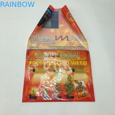 أكياس تغليف جيوب CBD مسطحة ZIplock Cigar Tobacco Leaf Packaging Bags أكياس تغليف مايلر البلاستيكية