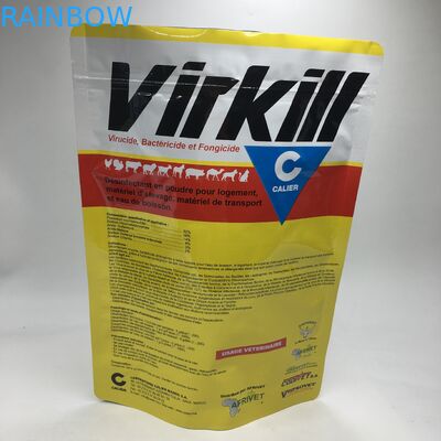 الوقوف مجمع مغلفة رقائق الألومنيوم مسحوق بروتين مصل الحليب مسحوق تخزين الأغذية أكياس التعبئة والتغليف Ziplock 1kg أكياس مسحوق الغذاء