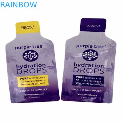 أكياس مايلر مصنوعة من الحبوب المصنوعة حسب الطلب ، زبدة الفول السوداني ، كريم الشوكولاتة ، مسحوق تغليف الزيت ، أكياس مقاومة للرائحة