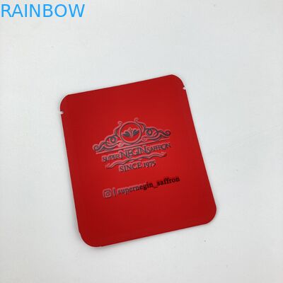 أكياس مايلر الصالحة للأكل 500 قطعة من LOW MOQ أكياس تغليف رقائق مطبوعة مخصصة للطعام للزعفران الجاف والشاي