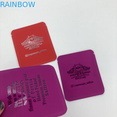 أكياس الغذاء للزعفران الجاف الزعفران والشاي 500pcs موك لحقيبة تغليف المكسرات كيس التغليف المخصص