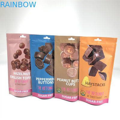 CMYK 110mic زيبر الوقوف الحقيبة Edibles أكياس القنب دليل الطفل الطفل