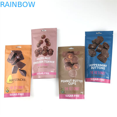 CMYK 110mic زيبر الوقوف الحقيبة Edibles أكياس القنب دليل الطفل الطفل