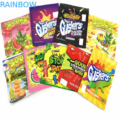 120mic CMYK قابلة لإعادة الاستخدام البريدي قفل الحقيبة الأطفال مقاومة خروج أكياس مايلر