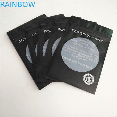 حقيبة تغليف بسحاب بلاستيك CMYK Gravnre حقائب مجوهرات بلاستيكية SGS VMPET 10C